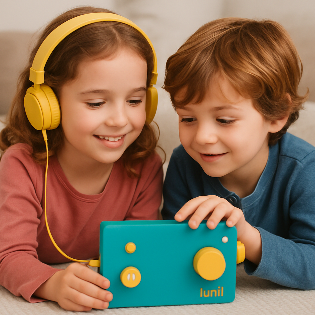 découvrez lunii, la fabrique magique d'histoires qui émerveillera les enfants de 3 à 5 ans avec des contes interactifs et éducatifs.